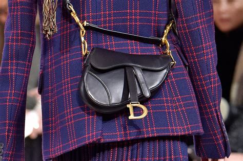 cartera dior saddle|Dior saddle bag fashion week.